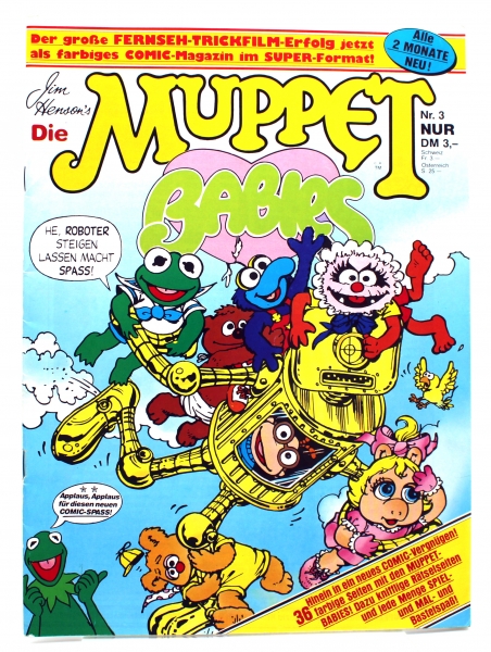 Jim Henson's Die Muppet Babies Comic Magazin Nr. 3: Die Spielzeug-Insel von Interpart